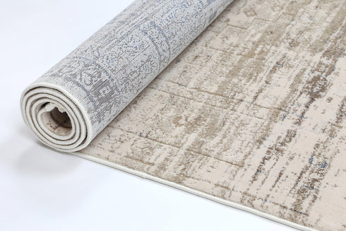 London Traditional Beige Blue Rug - ADORE RUGS and FLOORING